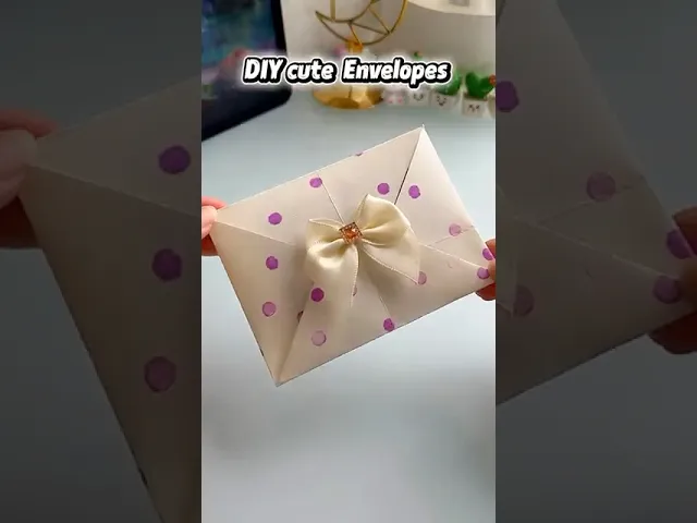 Easy Cutest Envelope ideas😱✨#shorts #art #diy #craft #youtubeshorts