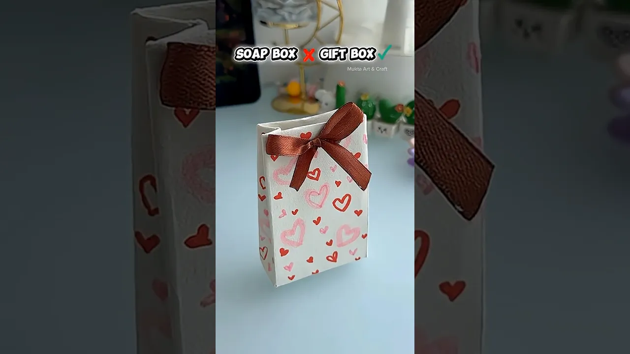 Soap box❌ Gift box ✅ #shorts #art #diy #craft #youtubeshorts