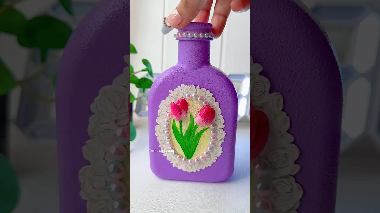 Bottle art ✨ #shorts #youtubeshorts