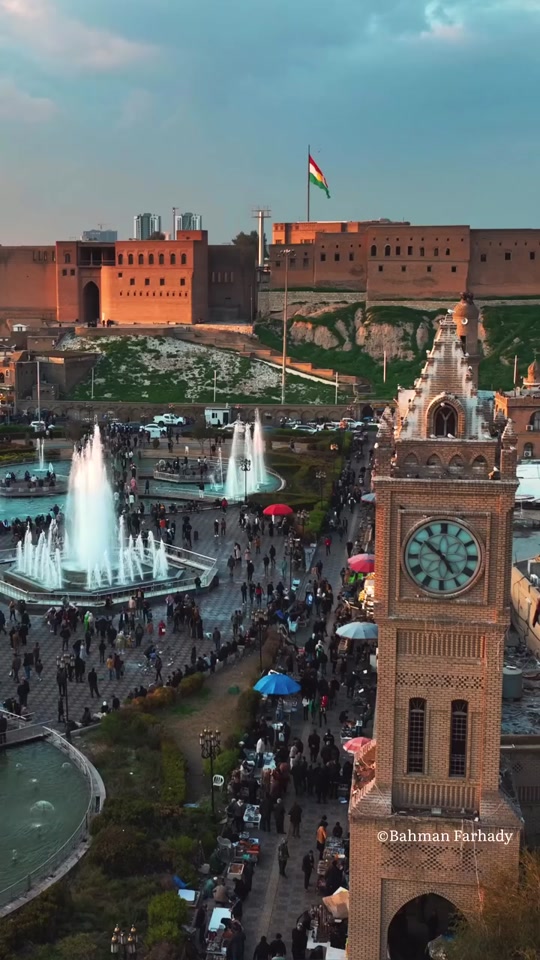 Welcome to the most fabulous, wonderful city in the world. Erbil 🤍 #e...