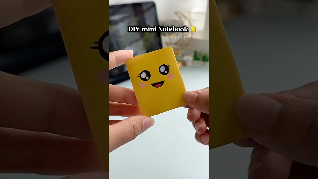 Easy way to make mini notebooks 📒No glue✨#shorts #art #diy #craft #youtubeshorts