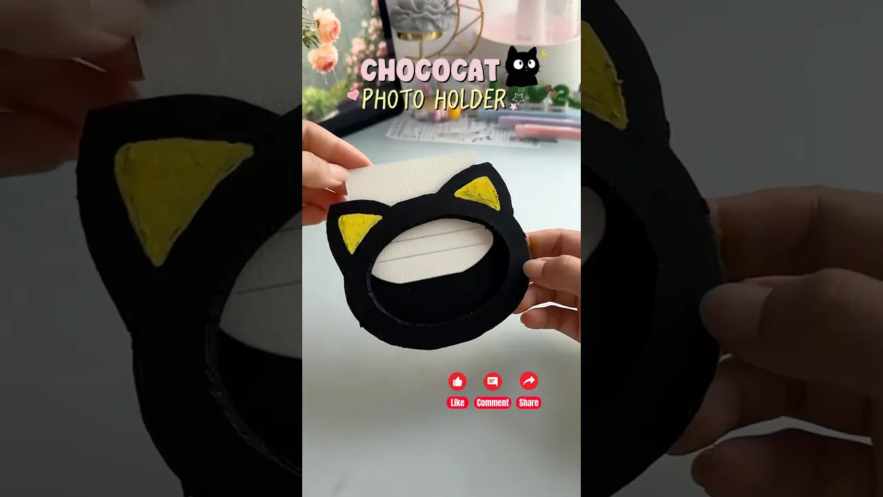 DIY photo holder 😻✨#shorts #art #diy #craft #youtubeshorts