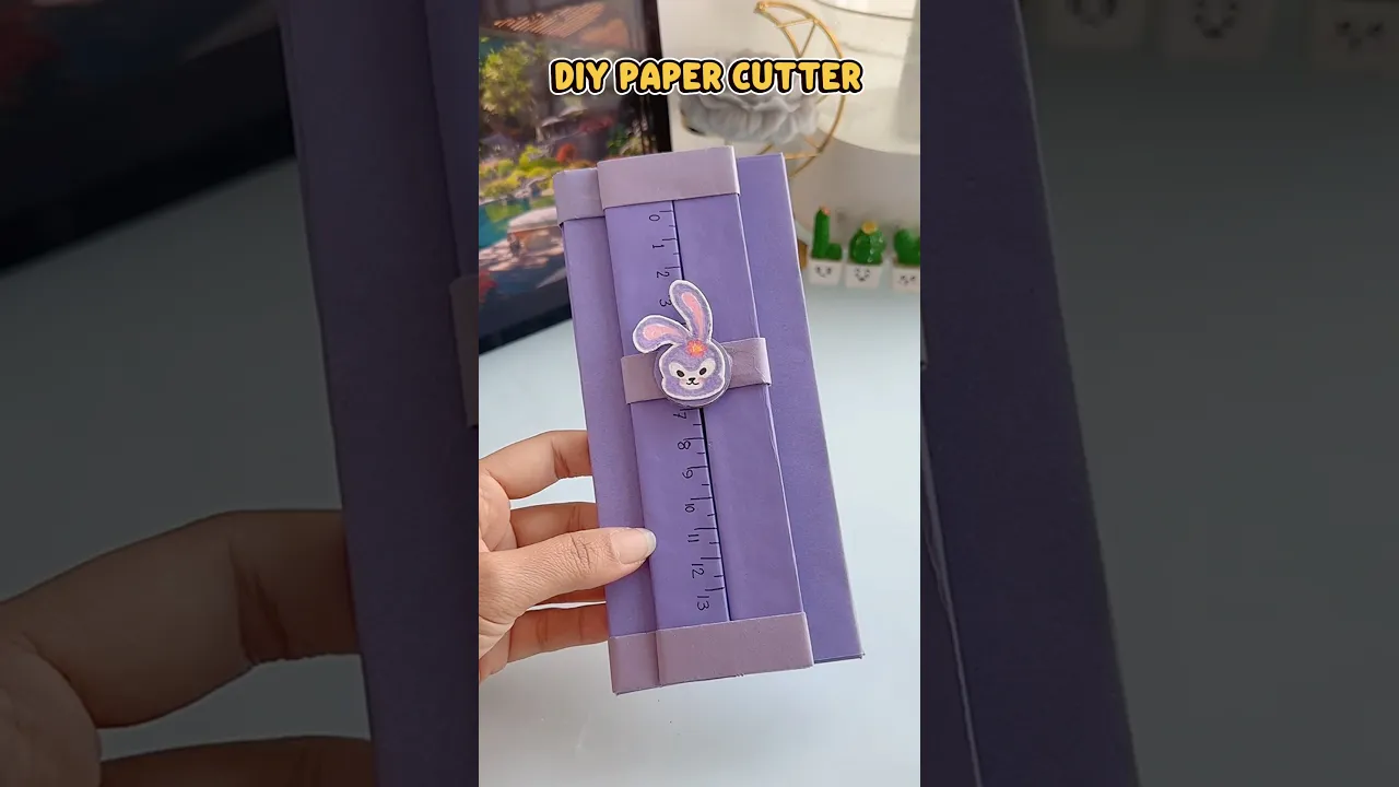 Easy DIY Paper Cutter 😍✨#shorts #art #diy #craft #muktaartandcraft #youtubeshorts