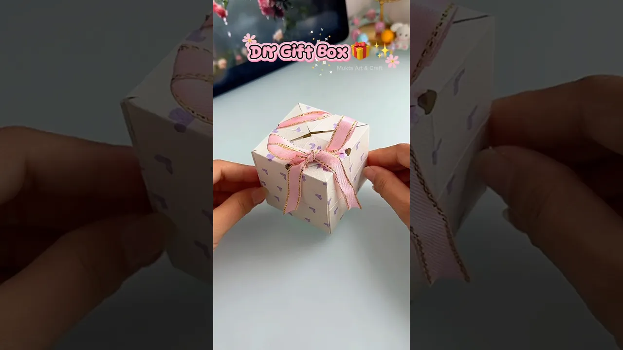 Make cheap Gift boxes look premium 👀✨#shorts #art #diy #craft #yourubeshorts