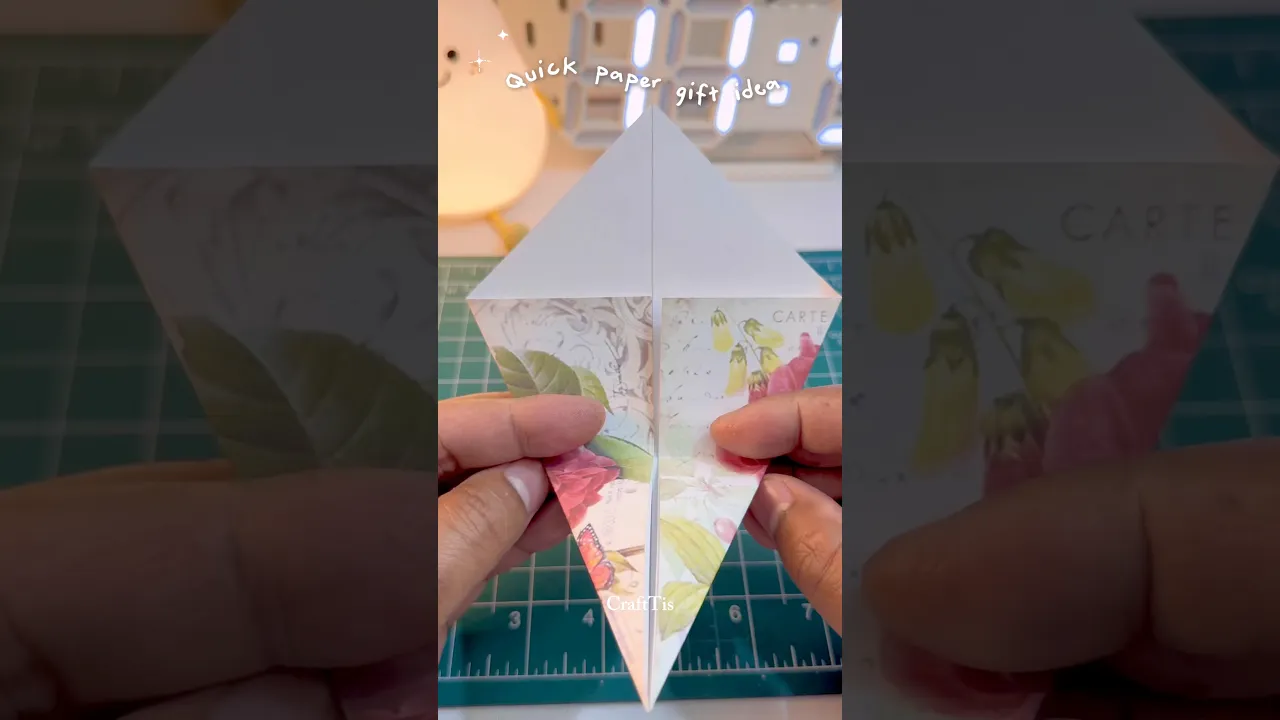 quick paper gift idea