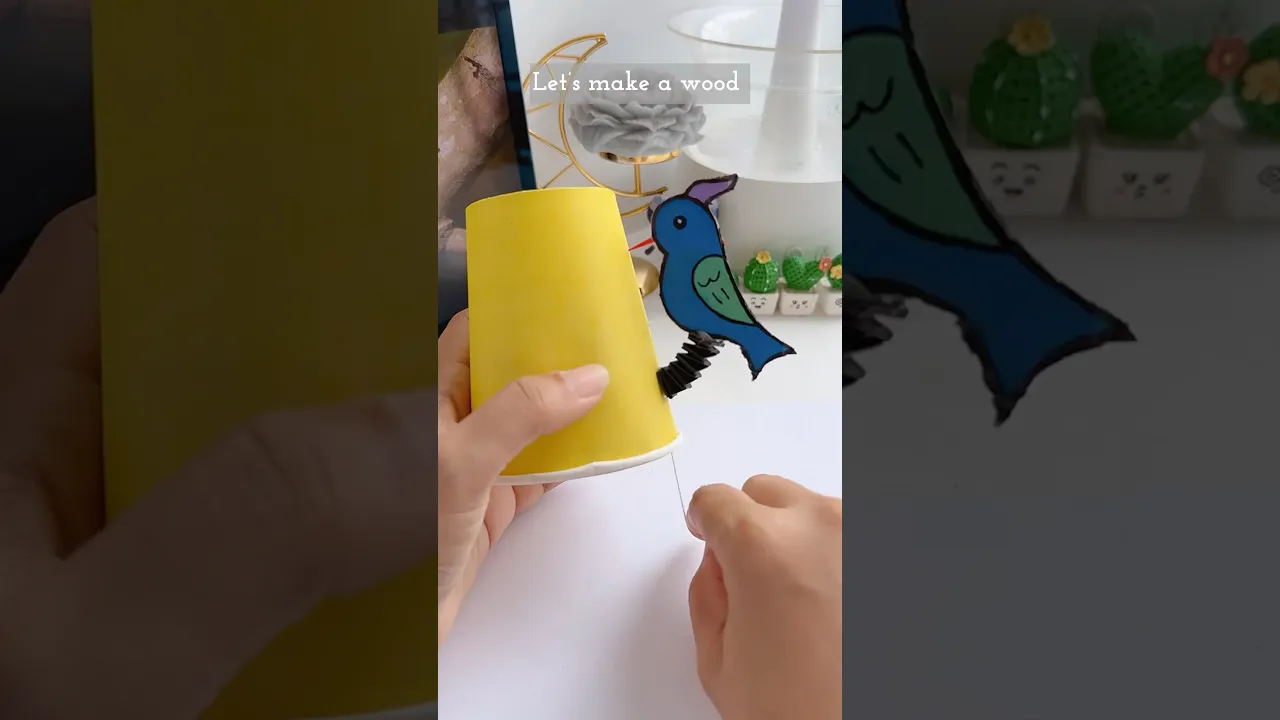 Paper craft ideas 🤩🐥✨#shorts #art #diy #muktaartandcraft #youtubeshorts