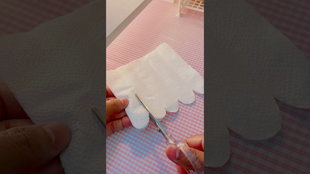 DIY magic flower woth tissue paper #shorts