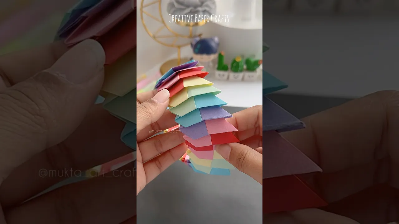 Creative Paper Crafts😍✨#shorts #art #diy #muktaartandcraft #youtubeshorts