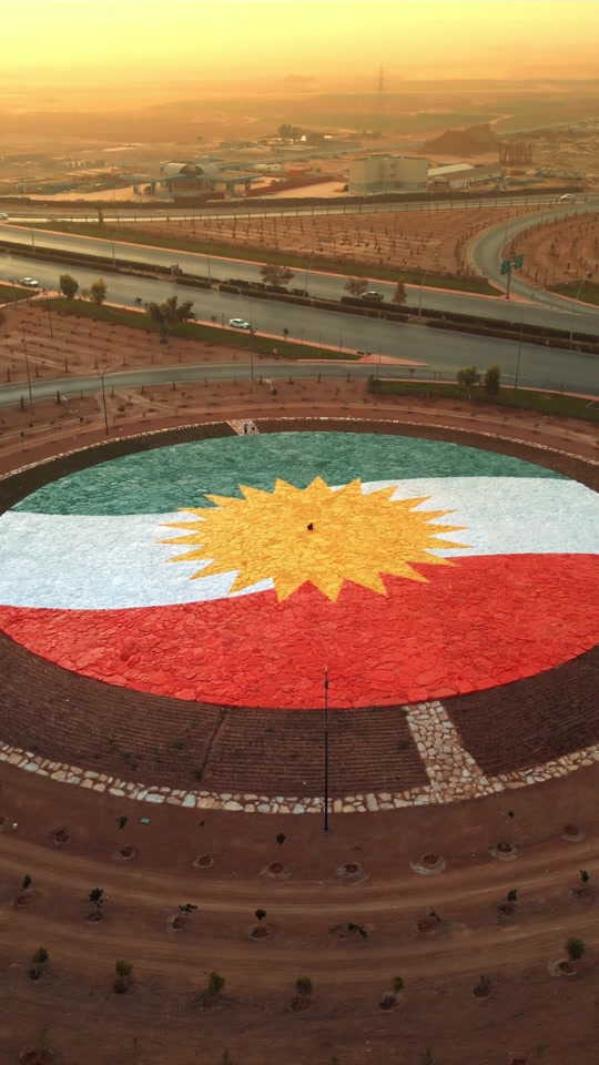 This is what you see when you visit the heart of Kurdistan “Erbil” ❤️...