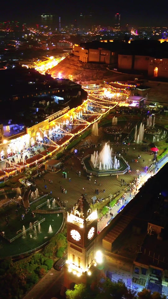 Winter in the Erbil city： Where every breath is a ghost and every lig...