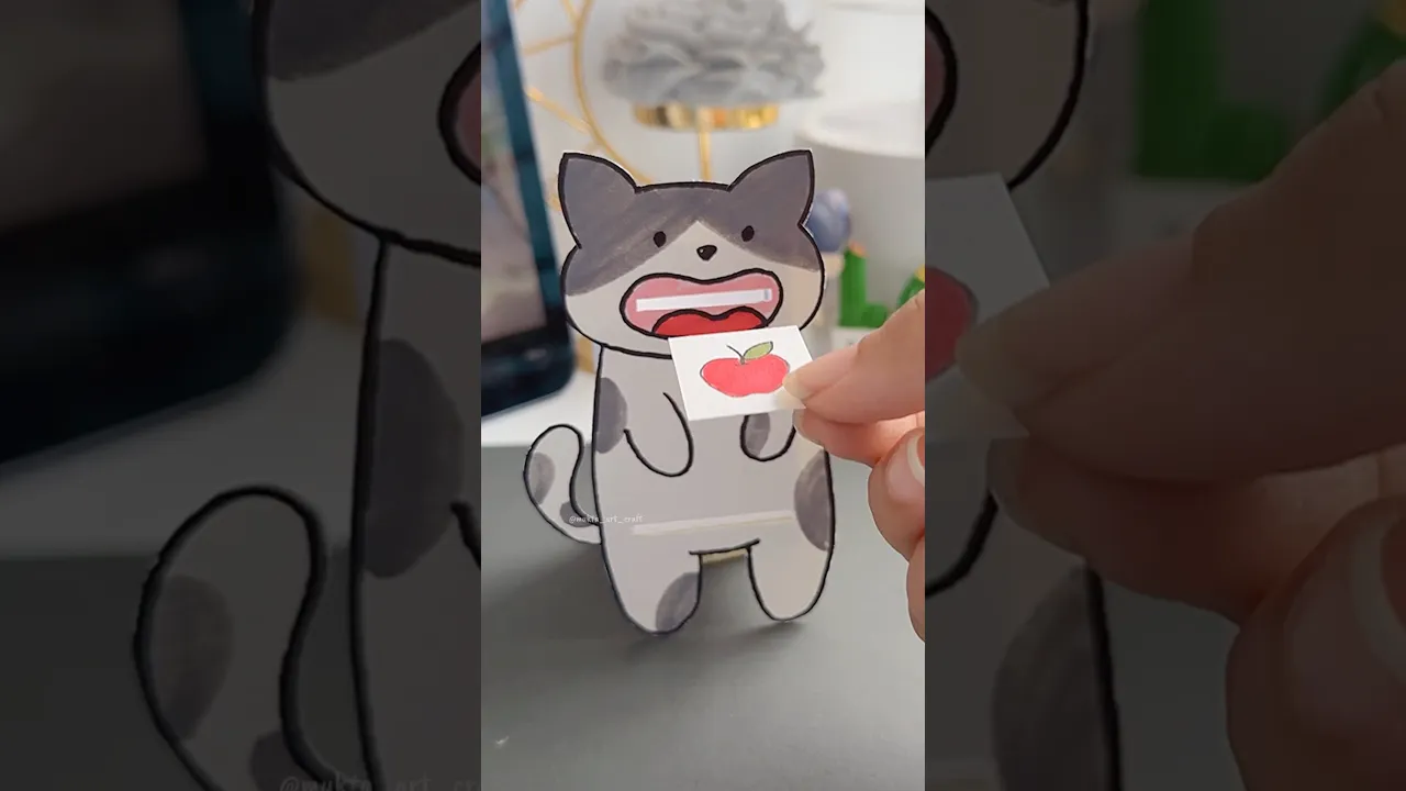 Paper Craft Idea 🤩✨#shorts #art #diy #muktaartandcraft #youtubeshorts