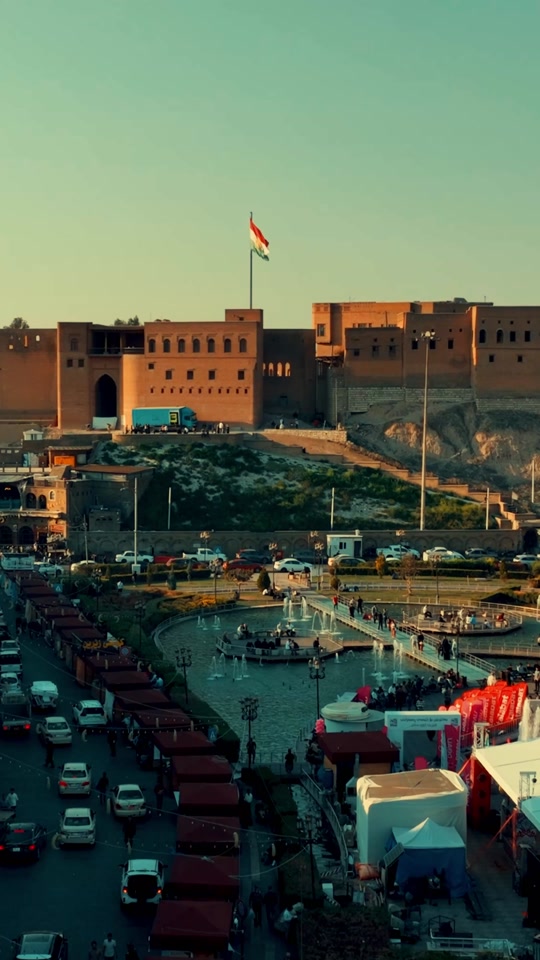 Erbil, the heart of peace, prosperity and resistance. ❤️ #Erbil #Visi...