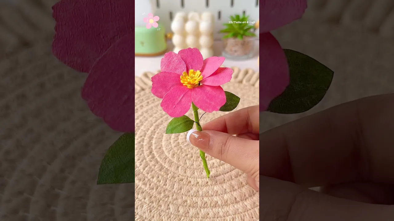 DIY flower 🌷 #shorts