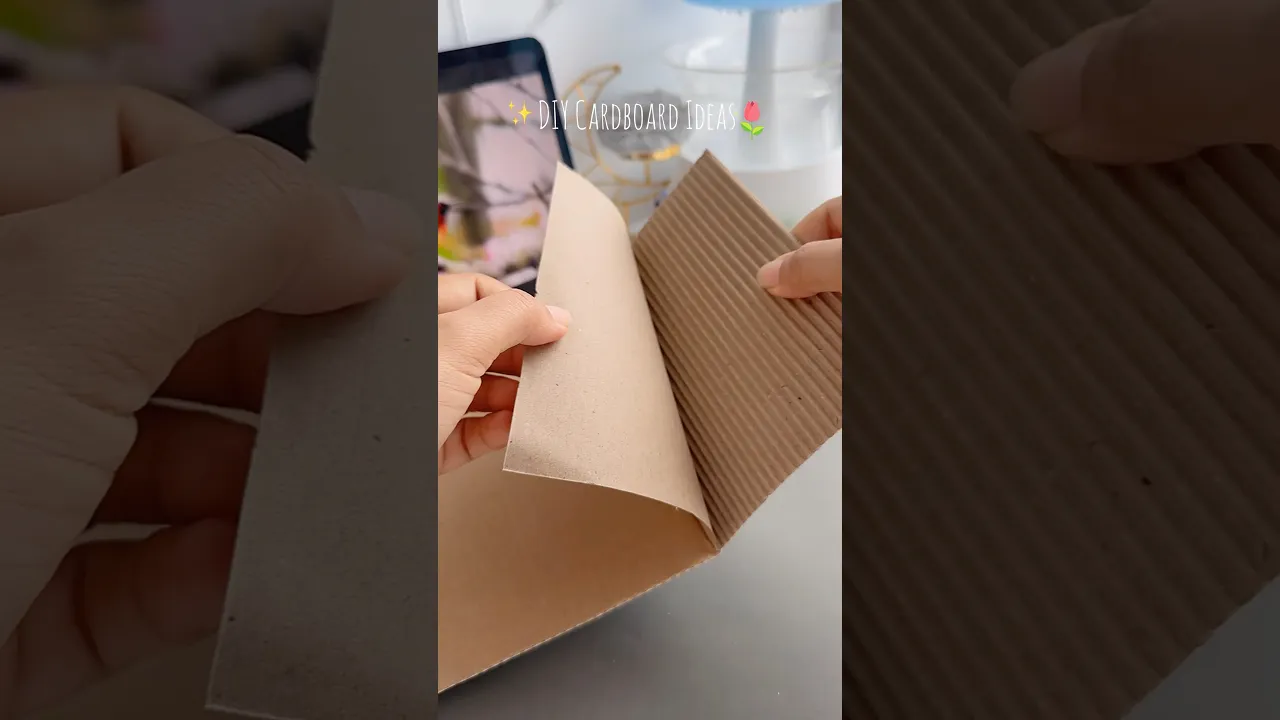 Easy DIY Cardboard Ideas 🌷✨#shorts #art #diy #muktaartandcraft #youtubeshorts sad