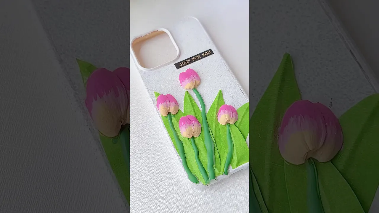 DIY phone case ✨🌷 #shorts