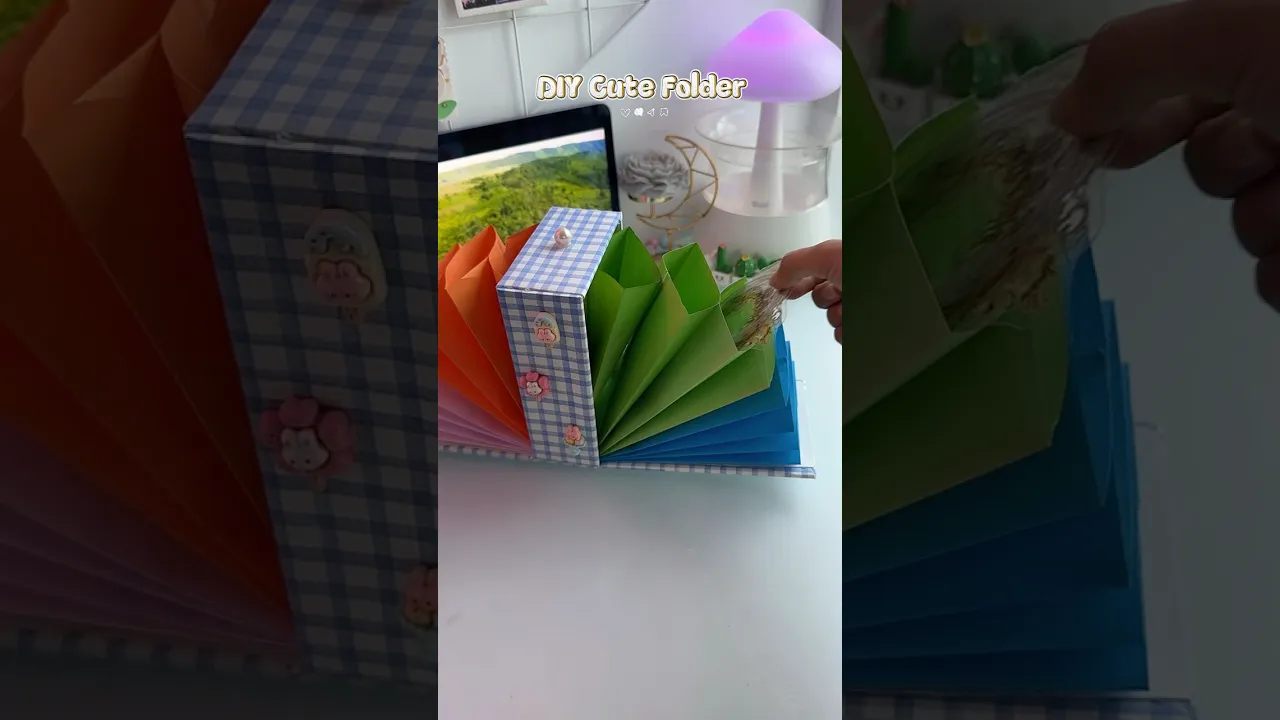 DIY cute folder 😍✨#shorts #art #diy #craft #youtubeshorts
