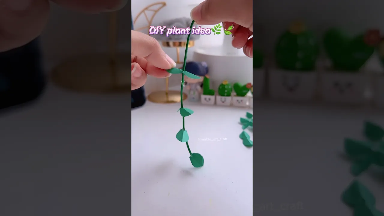 DIY Plant Idea 🌿🍃✨#shorts #art #diy #muktaartandcraft #youtubeshortsfeed