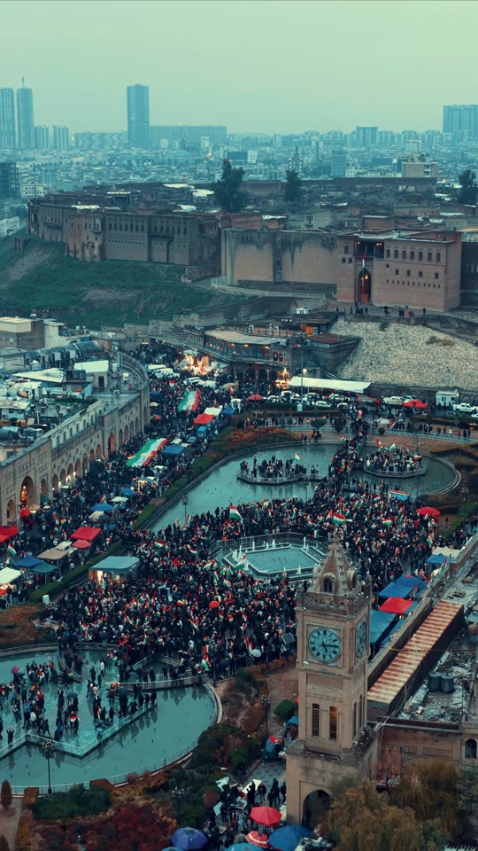 Today, Erbil’s People took to the streets in support of the Kurds in ...