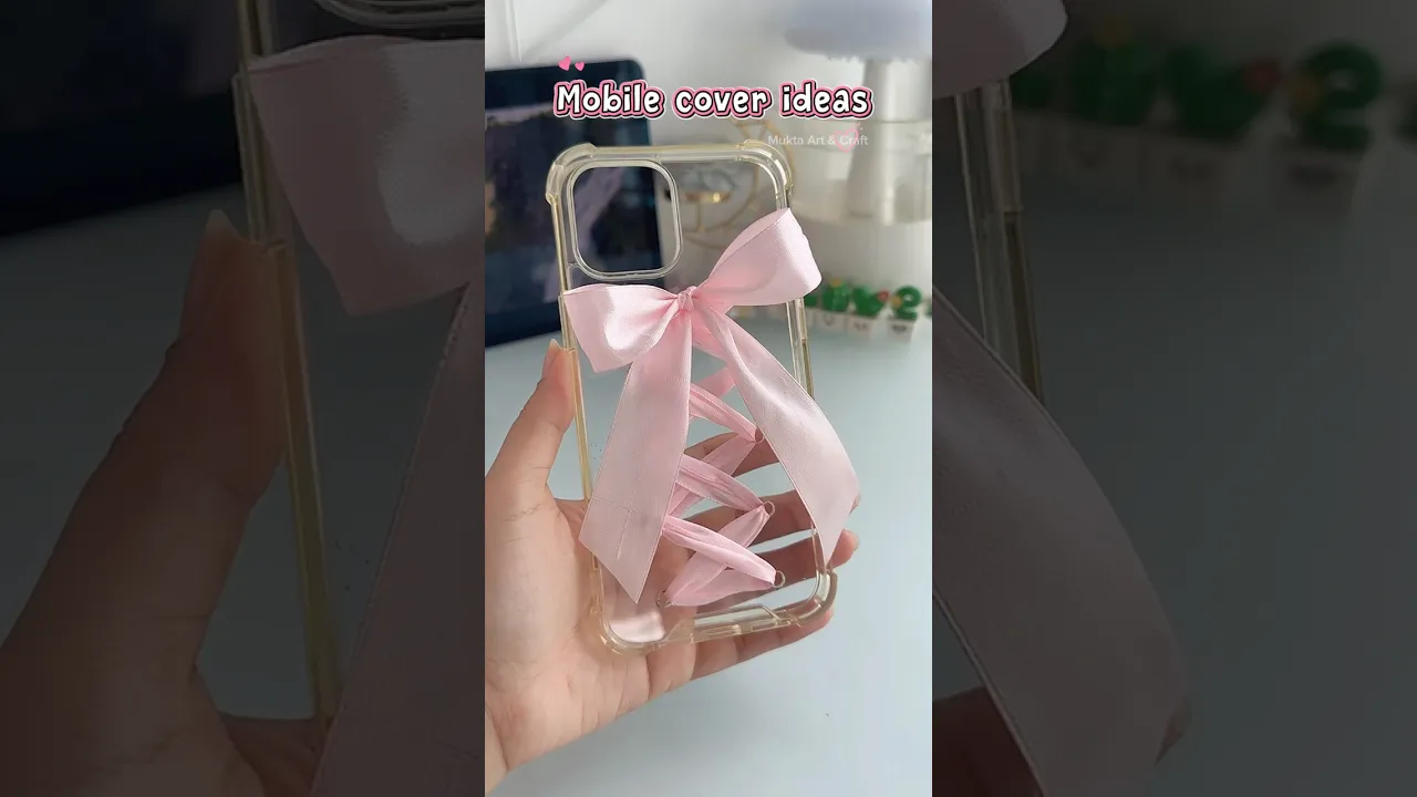 DIY Mobile cover ideas 😍✨#shorts #art #diy #craft #youtubeshorts