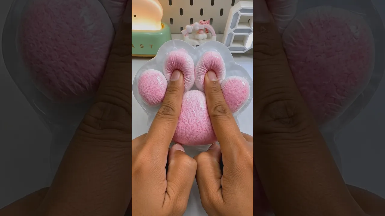 DIY Giant Cat Paw TABA Squishy 🐾 So Soft & Satisfying! 😍 #shorts