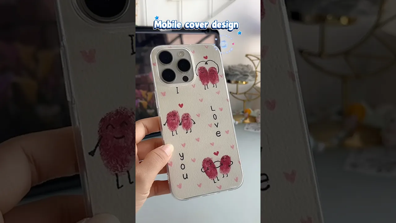 Mobile cover ideas 😍✨#shorts #art #diy #craft #youtubeshortsviral