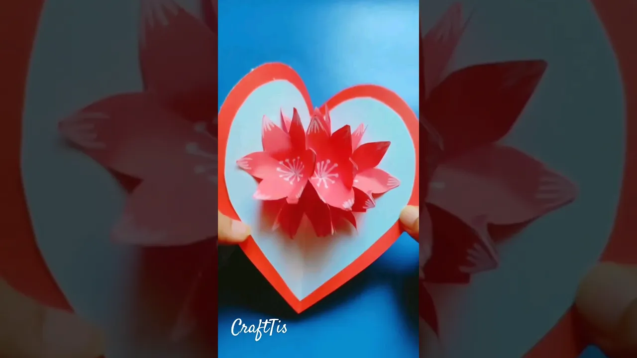 DIY pop up gift card #shorts #crafttis