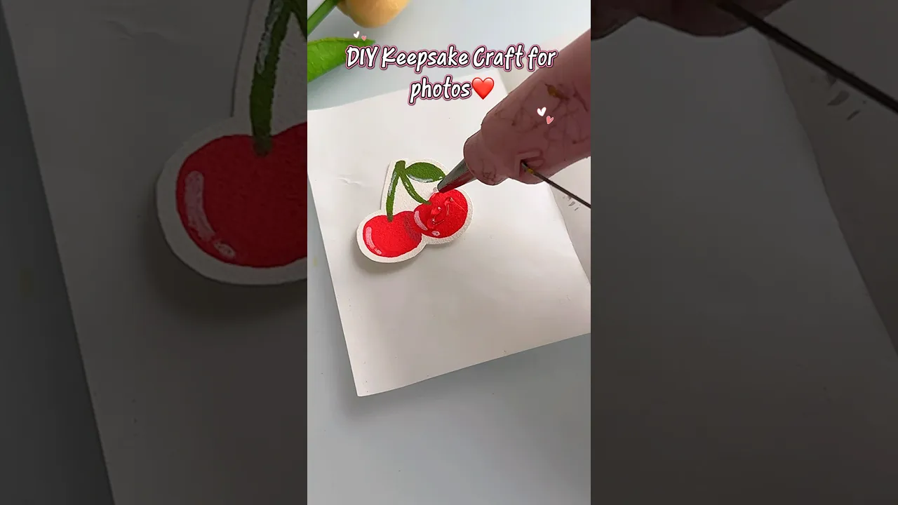 Adorable DIY keepsake craft for photos ❤️✨#shorts #art #diy #craft #youtubeshorts