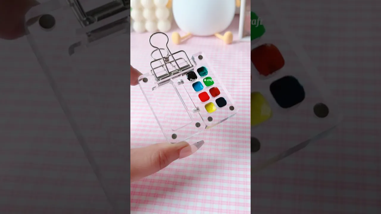 Tiny Colour Palette DIY with Gouache Paint ✨