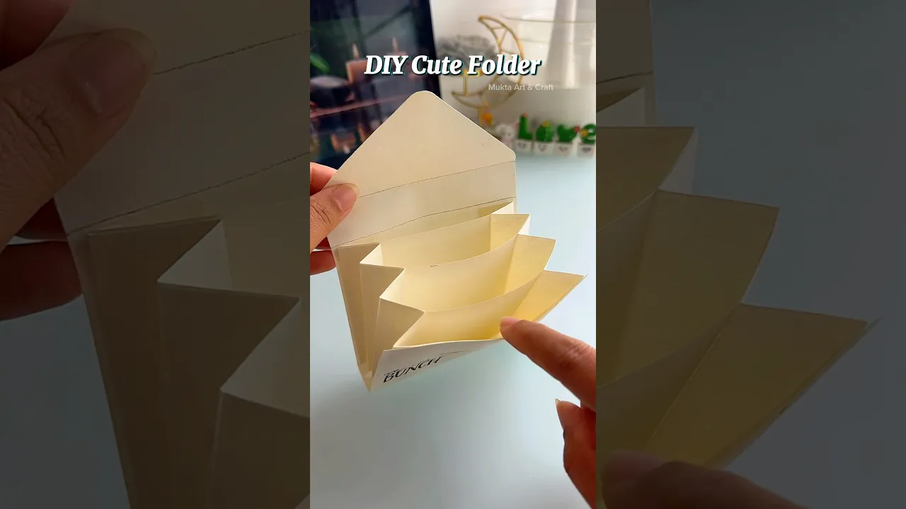 Try this DIY cute folder 😱✨#shorts #art #diy #craft #youtubeshorts