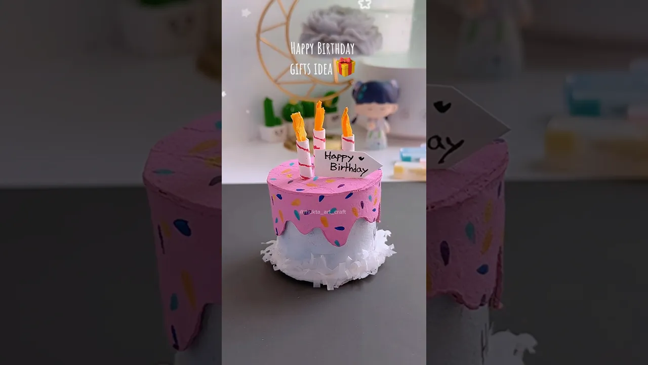 Happy Birthday gifts idea 🎁✨#shorts #art #diy #youtubeshorts