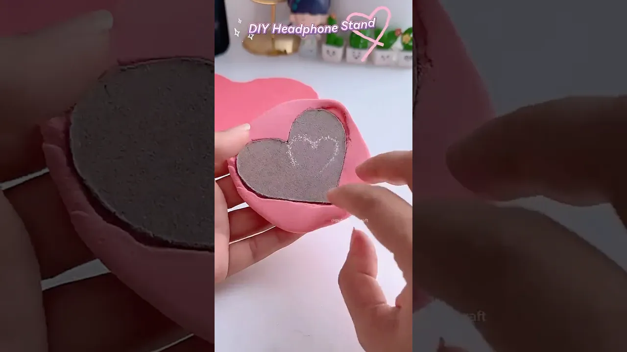 DIY headphone holder 💖✨#shorts #art #diy #youtubeshorts