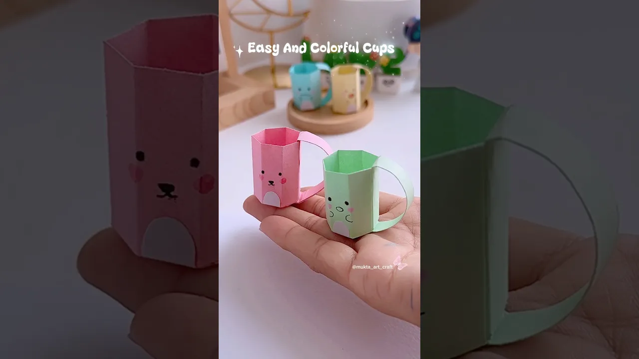 😍Easy And Colorful Cups DIYs That Are Perfect For this Weekend #shorts #art #diy #youtubeshorts