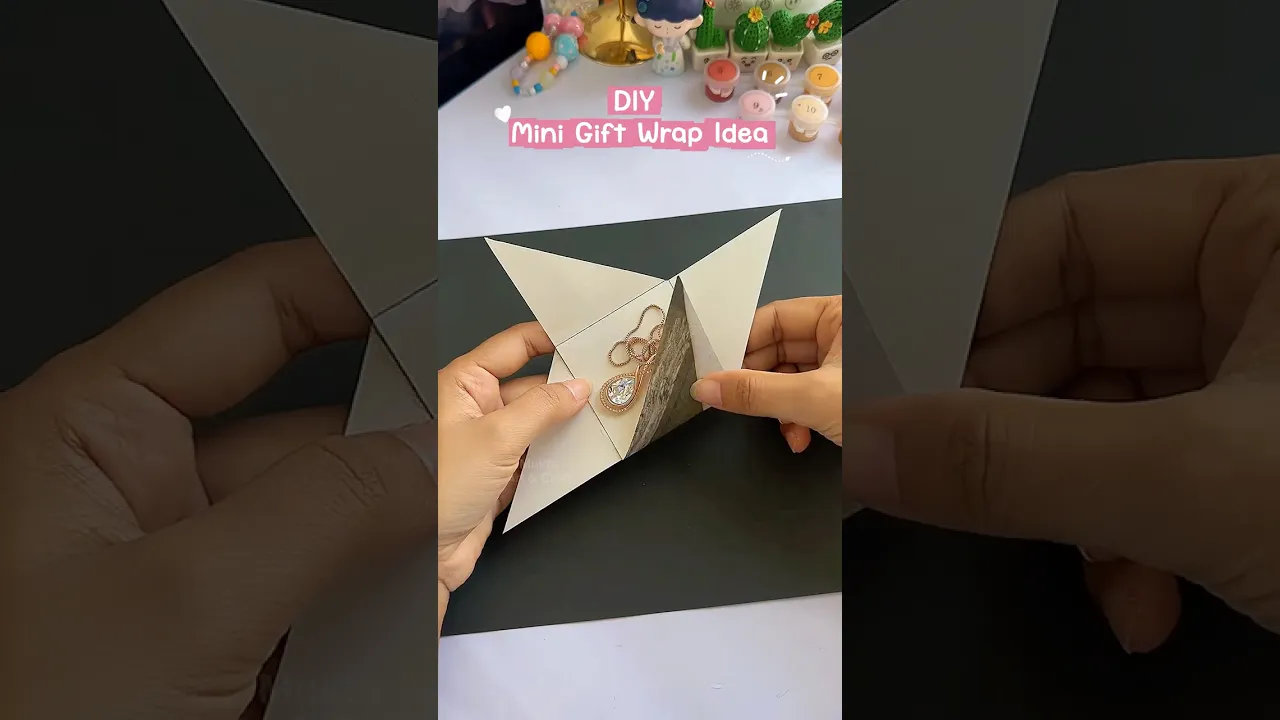 Easy Cutest DIY mini gift idea😍✨#shorts #art #diy #muktaartandcraft #youtubeshorts