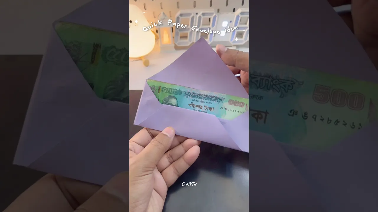 quick paper gift idea #diypapergift