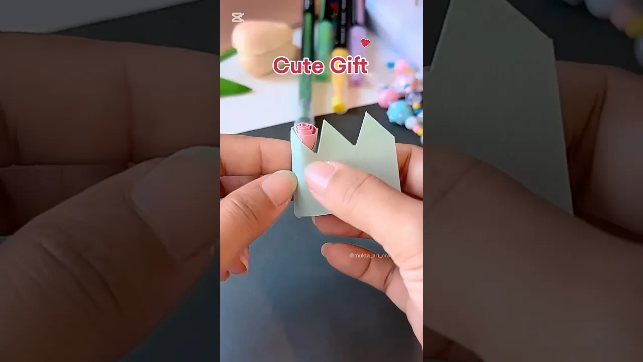 Cute gifts idea💐✨#shorts #art #muktaartandcraft #diy #youtubeshorts