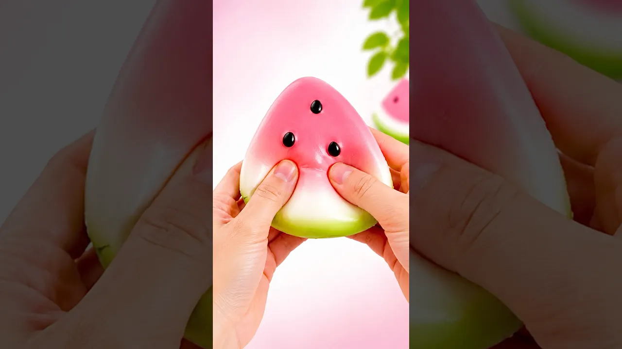 DIY Watermelon Squishy in 15 Seconds! 🍉