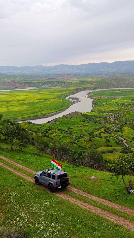 The panoramic, stunning view of “Sheikh Turab” in Erbil province. ⛰️❤...