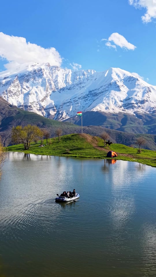 ＂Erbil’s highest alpine gem, Felaw Lake, reflects the untamed spirit ...