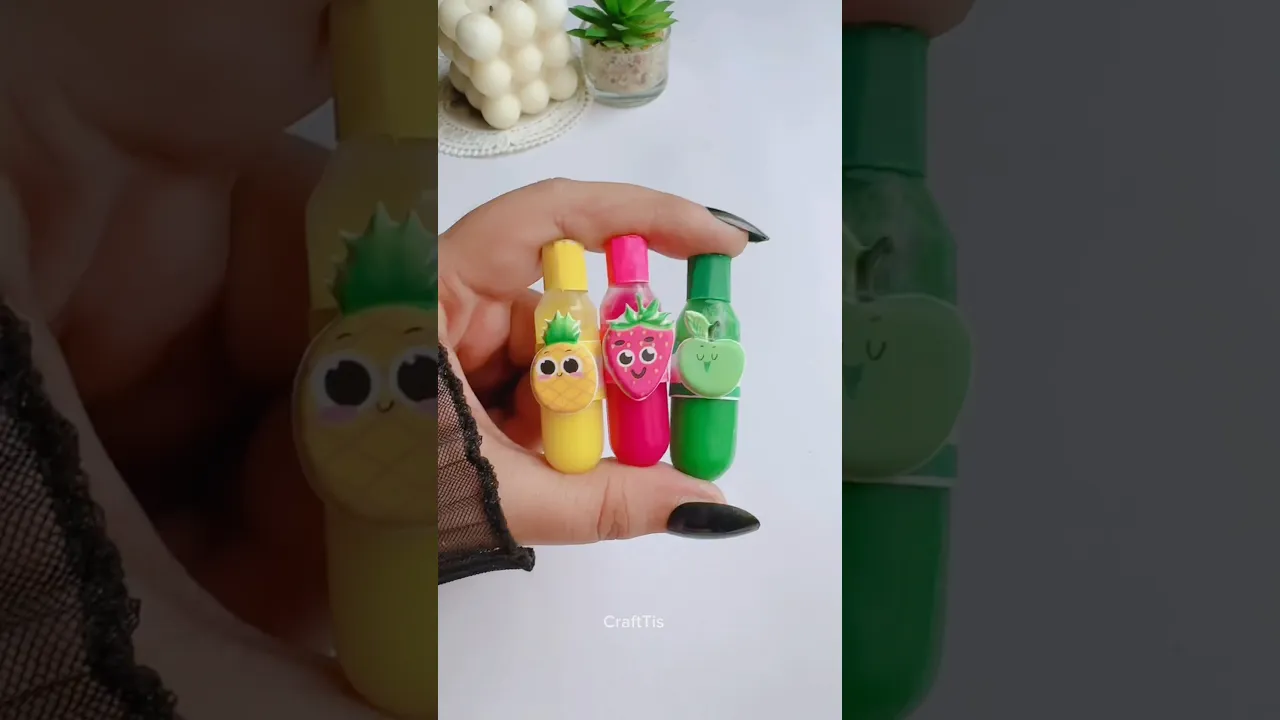 DIY miniature juic bottle #crafttis #shorts