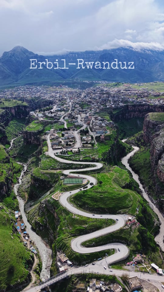 Finding peace along the winding paths of Rawanduz district Erbil. ⛰️❤...