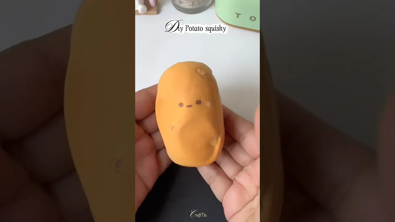 🥔 Wait… This Isn’t a Real Potato？! 😱 #diy #viral #squishy #shorts