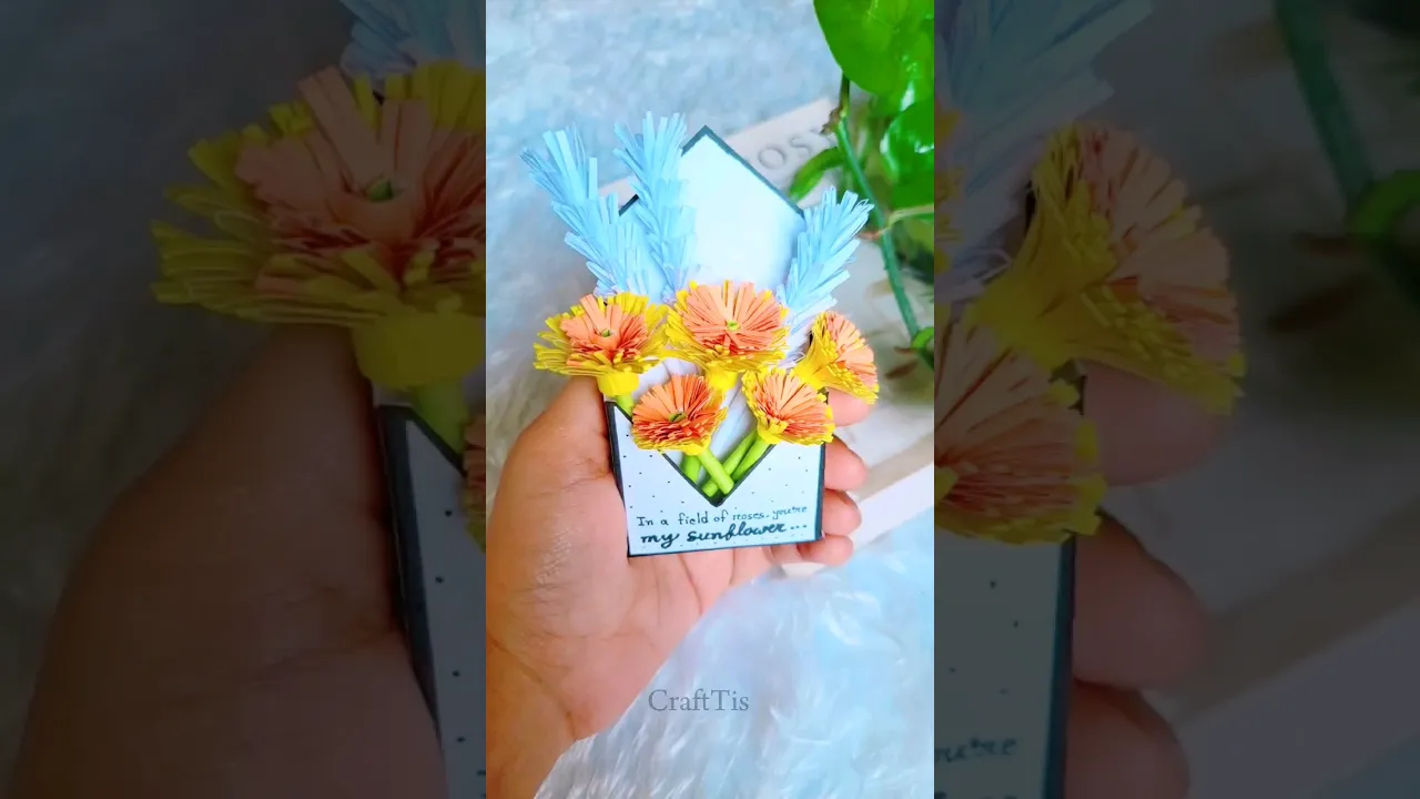 DIY Paper Gift #shorts #gift #crafttis