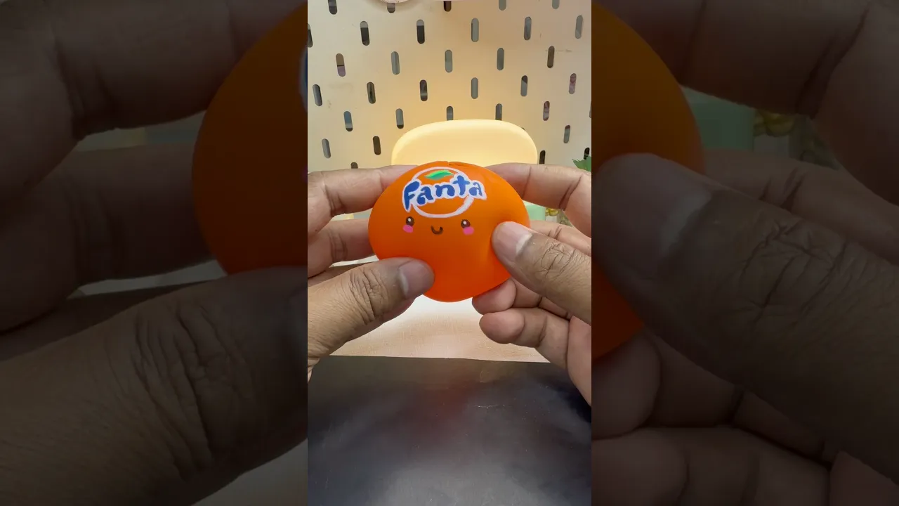 DIY viral Fanta dumpling 🥟🤩 #squishydiy