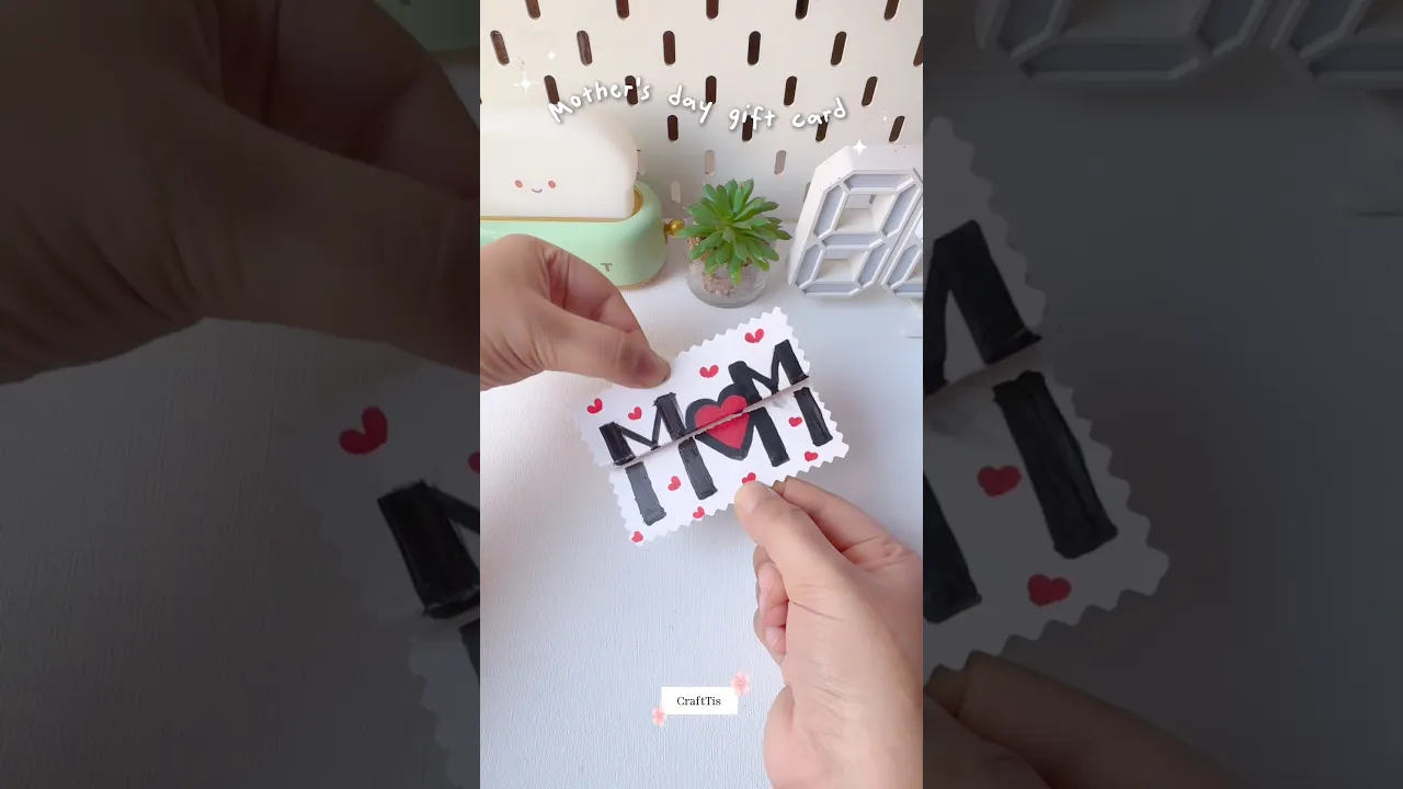 Mother's day gift idea #diypapergift