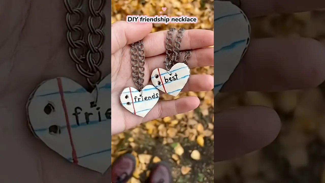 Easy friendship necklace 💖✨#shorts #art #diy #craft #muktaartandcraft #youtubeshortsindia