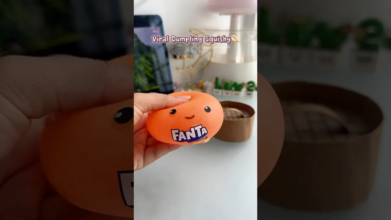 Viral Dumpling Squishy 🥵✨#shorts #art #diy #craft #youtubeshorts